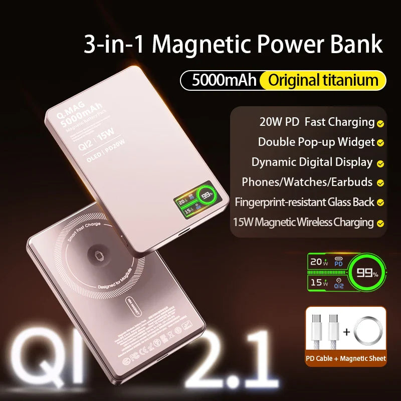 MagCharge™ 2.1 Wireless Powerbank