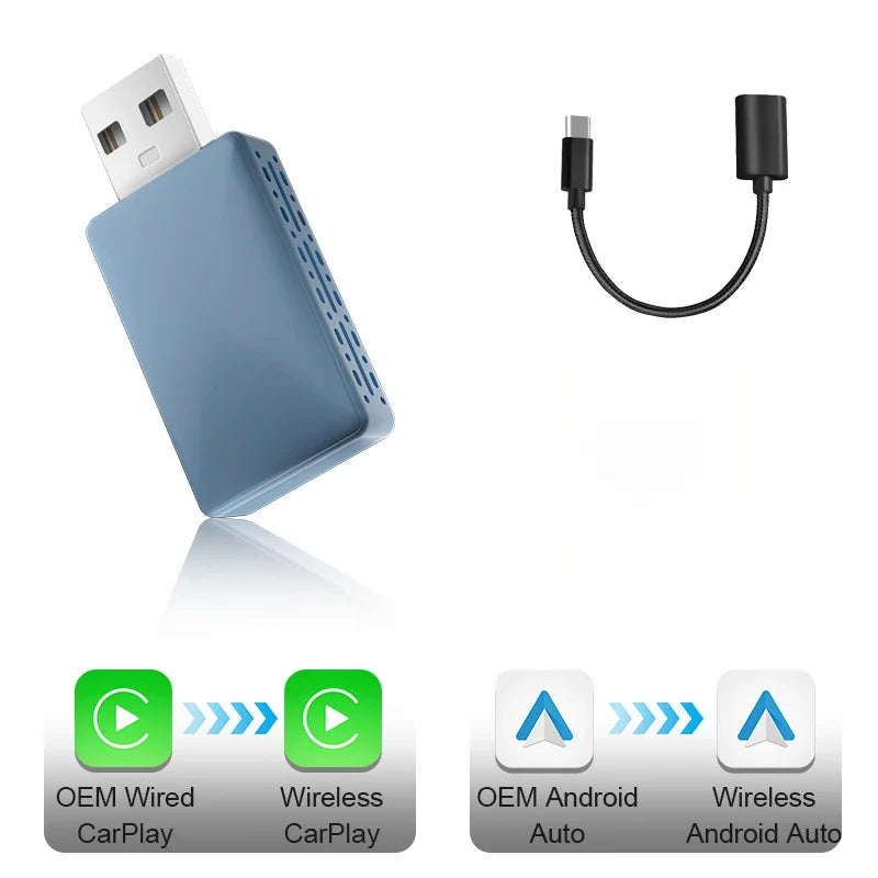CarPlayX™ Wireless AI Box for Android Auto USB