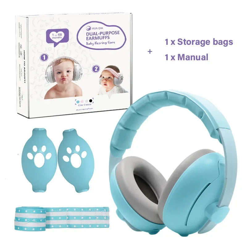 TinyGuard™ 2-in-1 Baby Noise Earmuffs