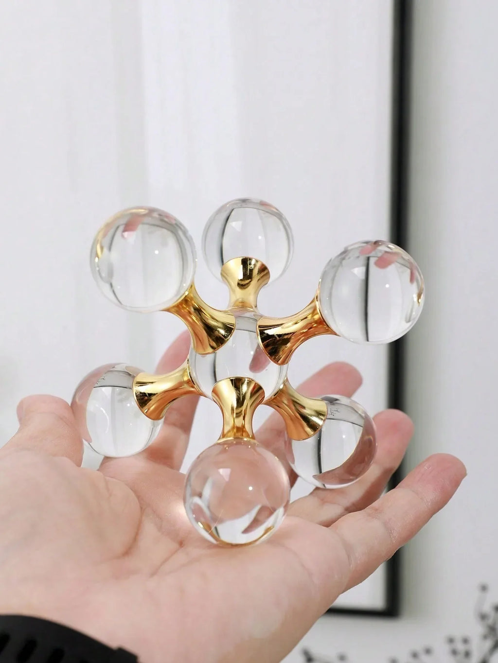 LuxeOrb™ Crystal Molecular Candle Decor