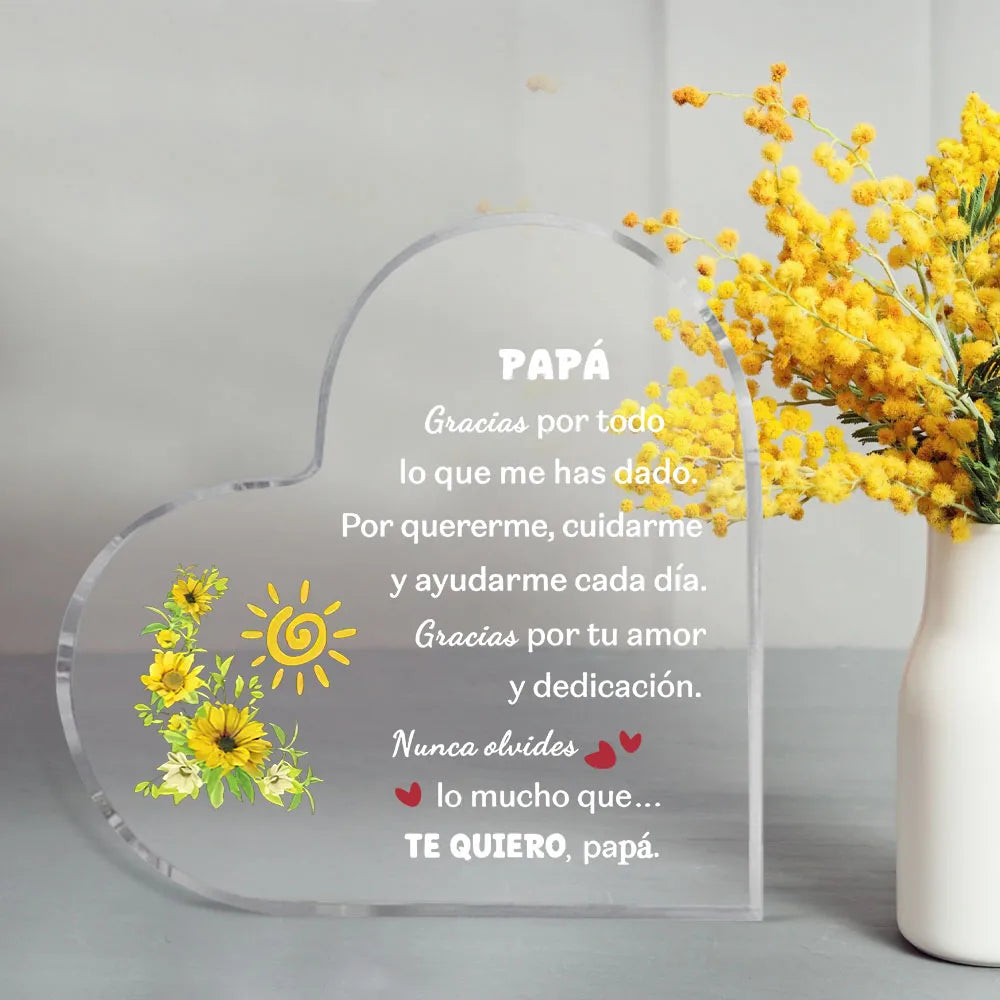 Spanish Dad Acrylic Keepsake