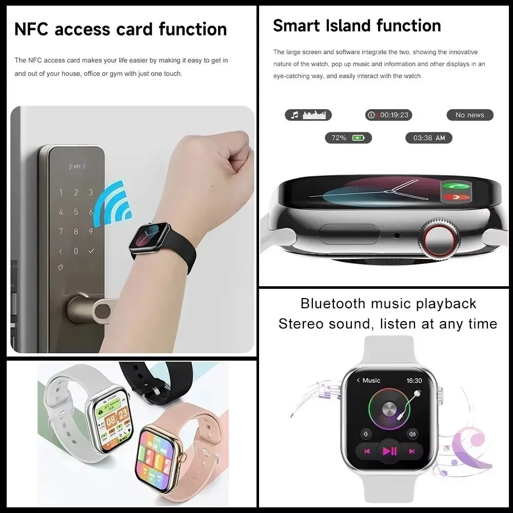 Apple Watch 10™ 2025 – Bluetooth-Anrufe, NFC, Fitness-Tracker