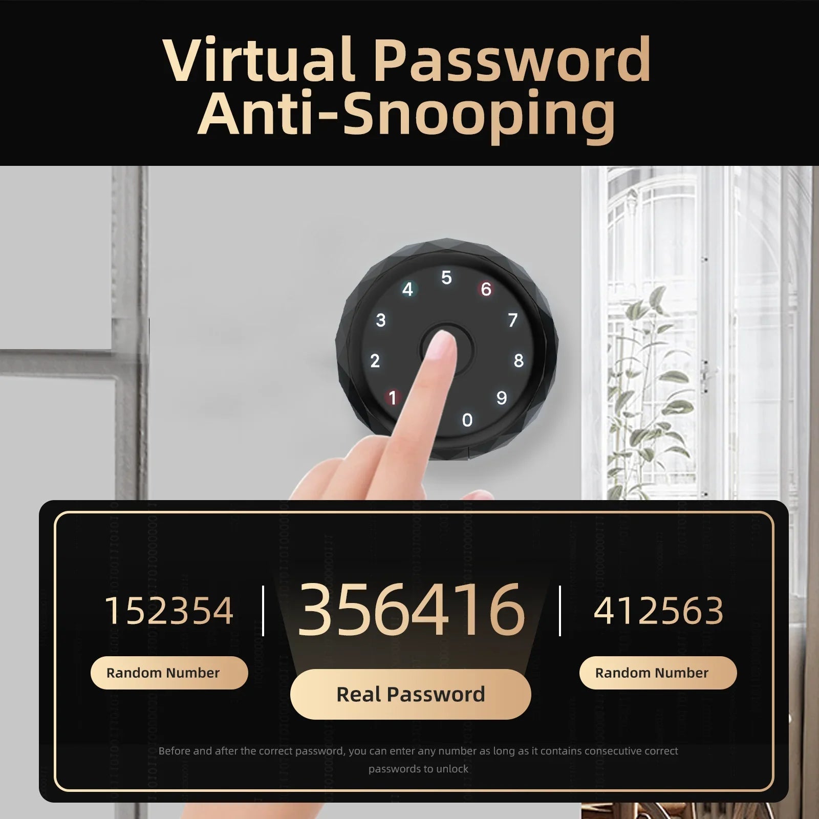 Viladepot™ Fingerprint Smart Lock – Indoor Electronic Keypad
