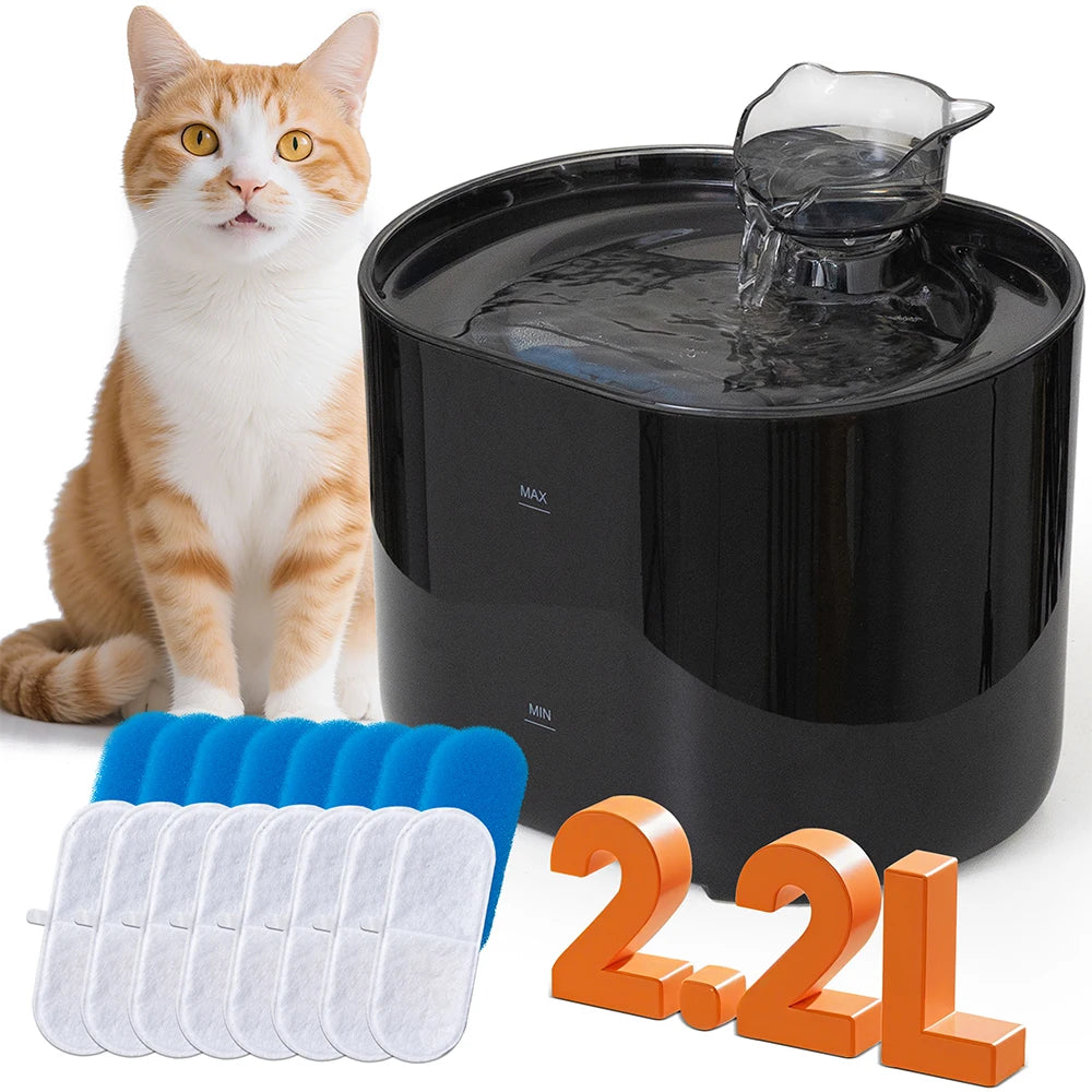 Cat Water Fountain Auto Recirculate Filtring Cats Dog Water Dispenser