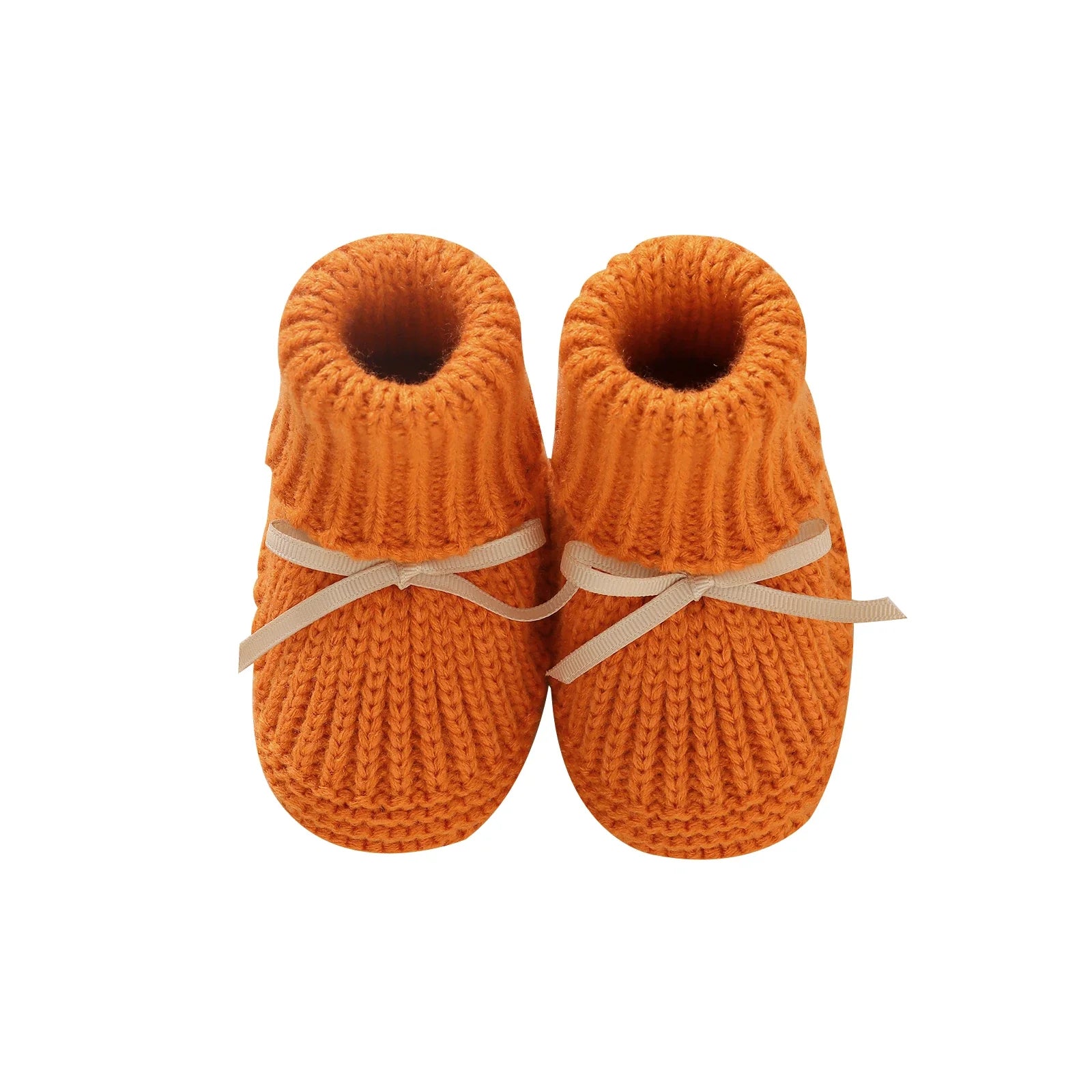 CozyToes™ Newborn Knitted Booties for Girls & Boys