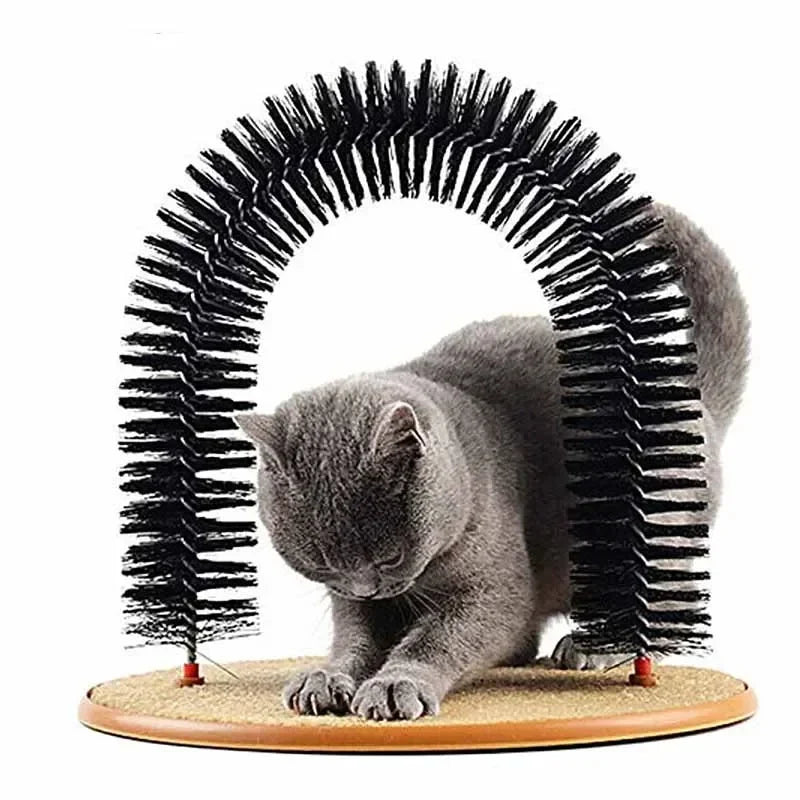 MeowMate™ Cat Massage & Scratch Grooming Arch