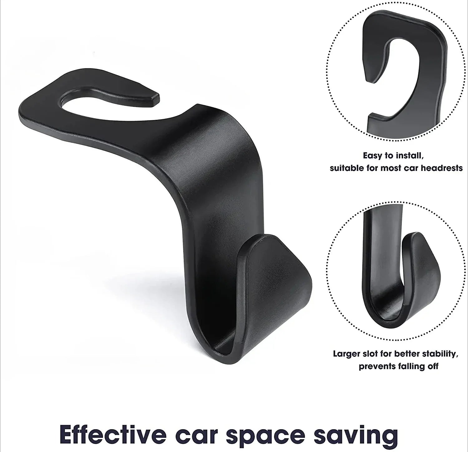 CarClip™ Headrest Hooks – Multi-Purpose Car Bag Hangers