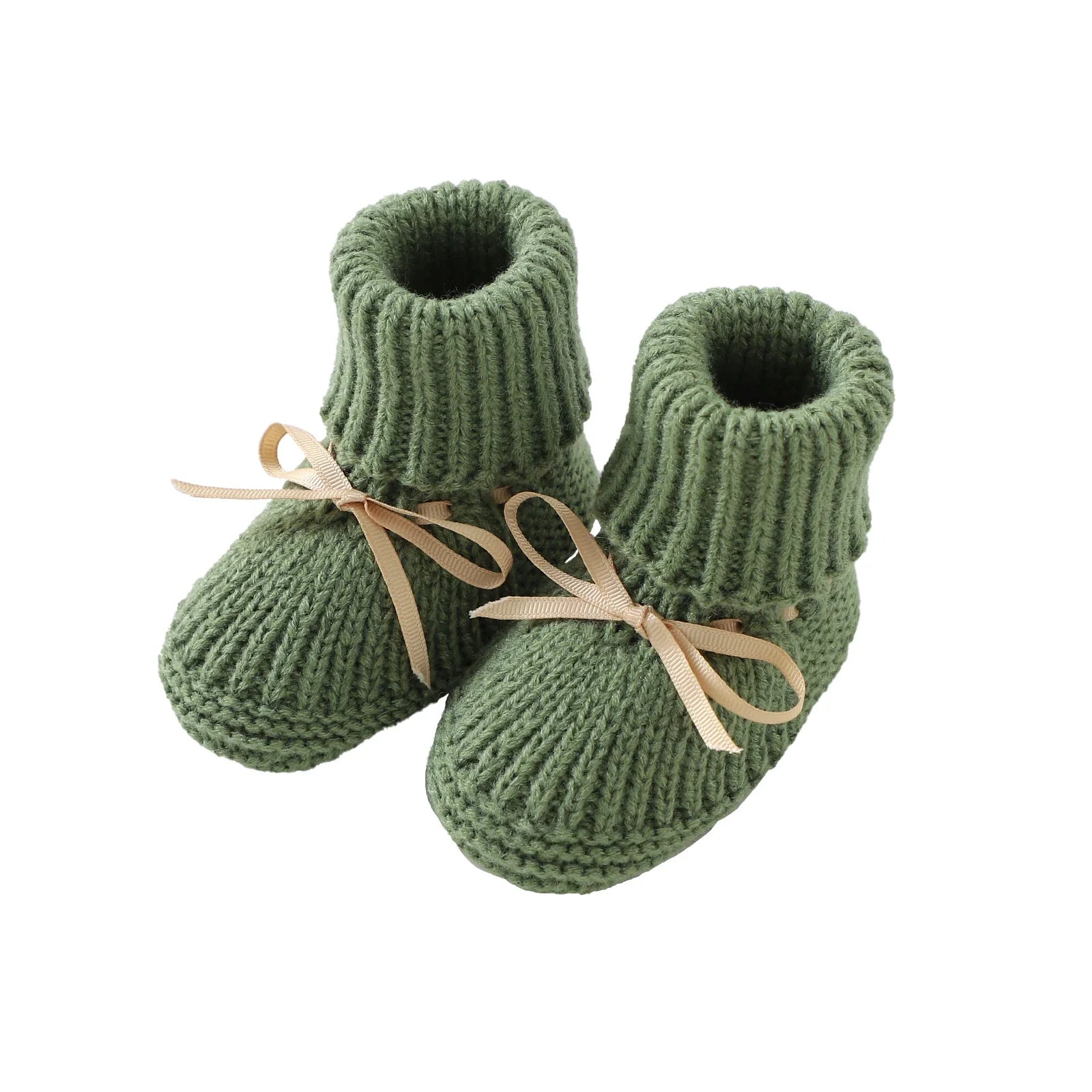 CozyToes™ Newborn Knitted Booties for Girls & Boys