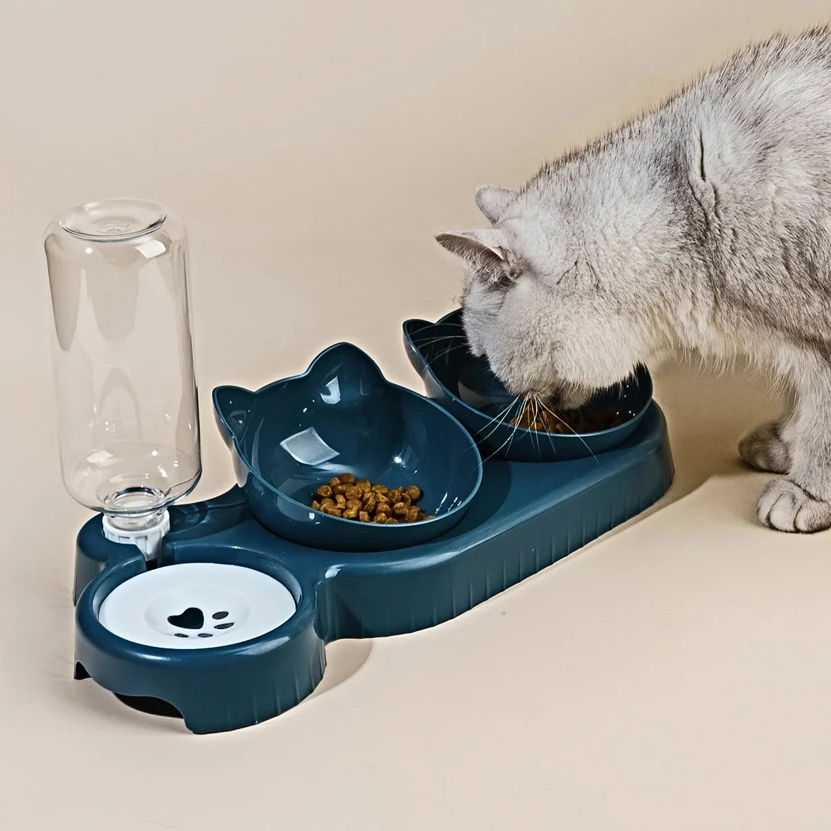 PetFlow™ 3-in-1 Hydration & Feeding Bowl