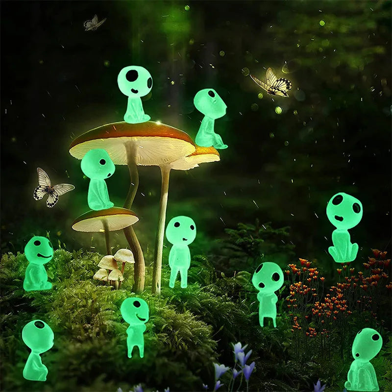 Garden Glow™ Mini Tree Spirit Statues – 10pcs Outdoor Decor
