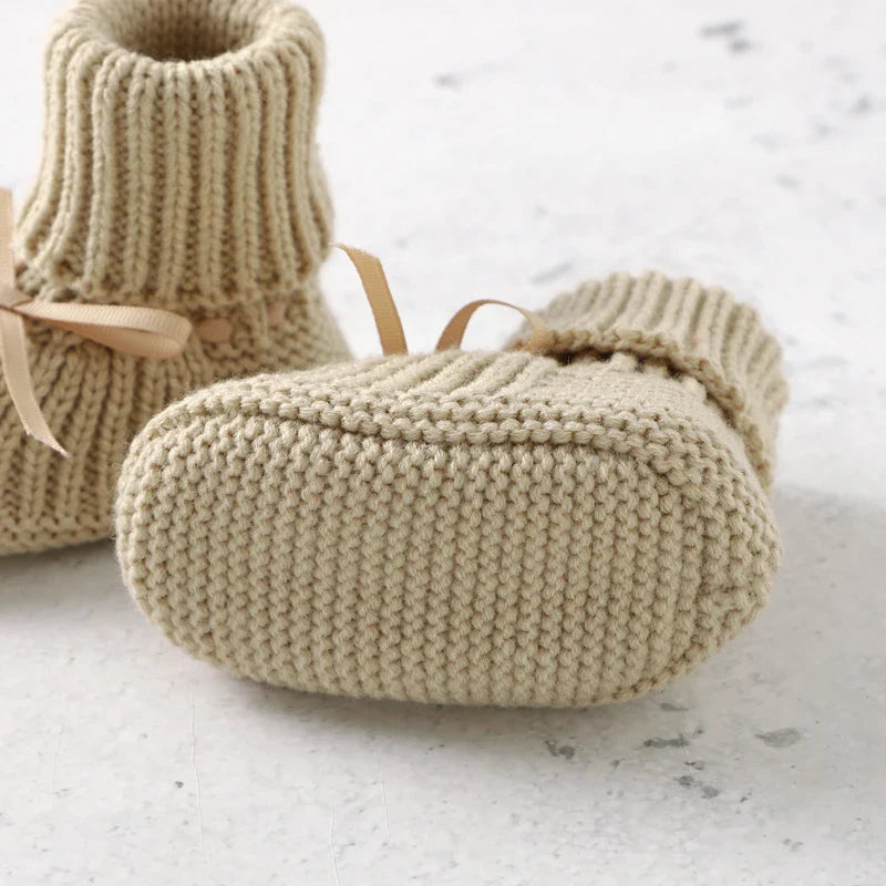 CozyToes™ Strick-Babyschuhe für Neugeborene, Mädchen &amp; Jungen