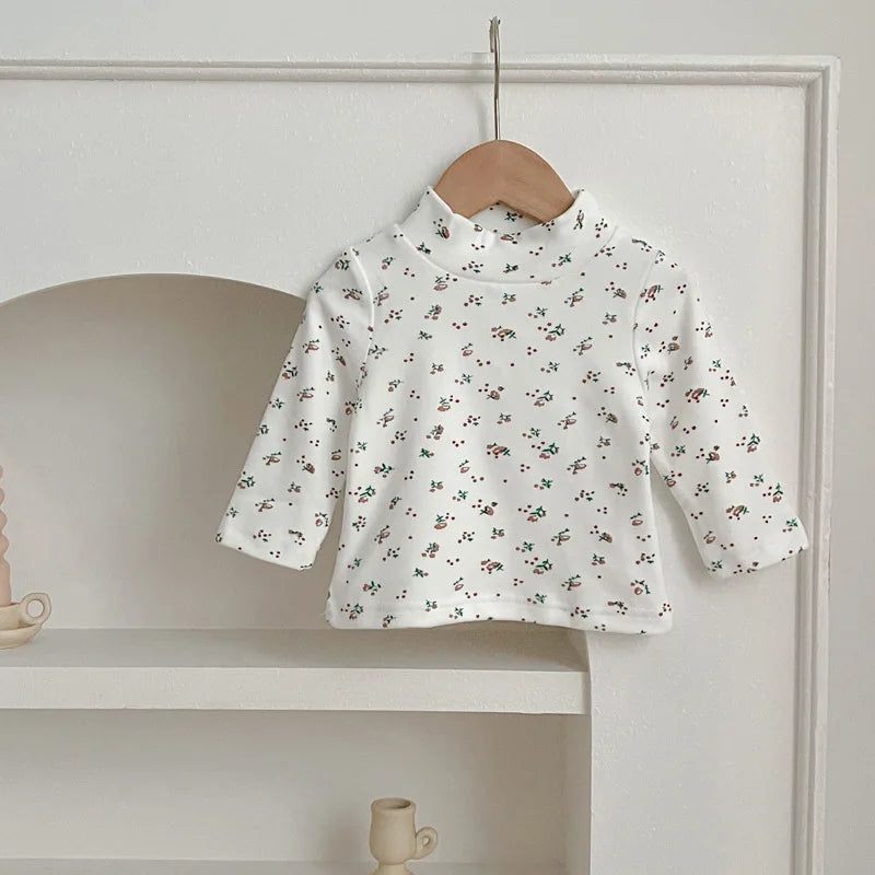 MiniCozy™ Infant Long Sleeve Tee – Soft Winter Casual Shirt