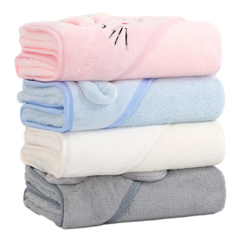 TinyTails™ Soft Hooded Baby Towel