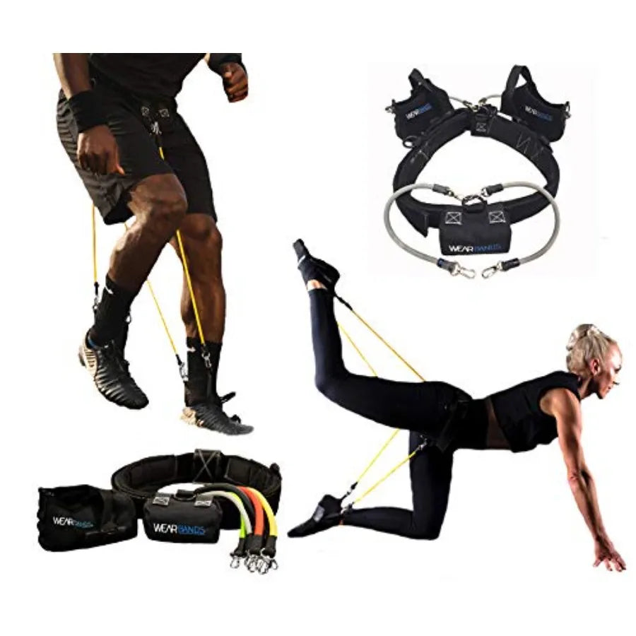 FlexPro™ 5-Level Elastic Training Bands – Home & Gym