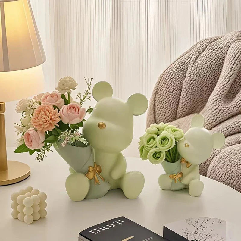 MiniBear™ Blumenvase aus einem Stock