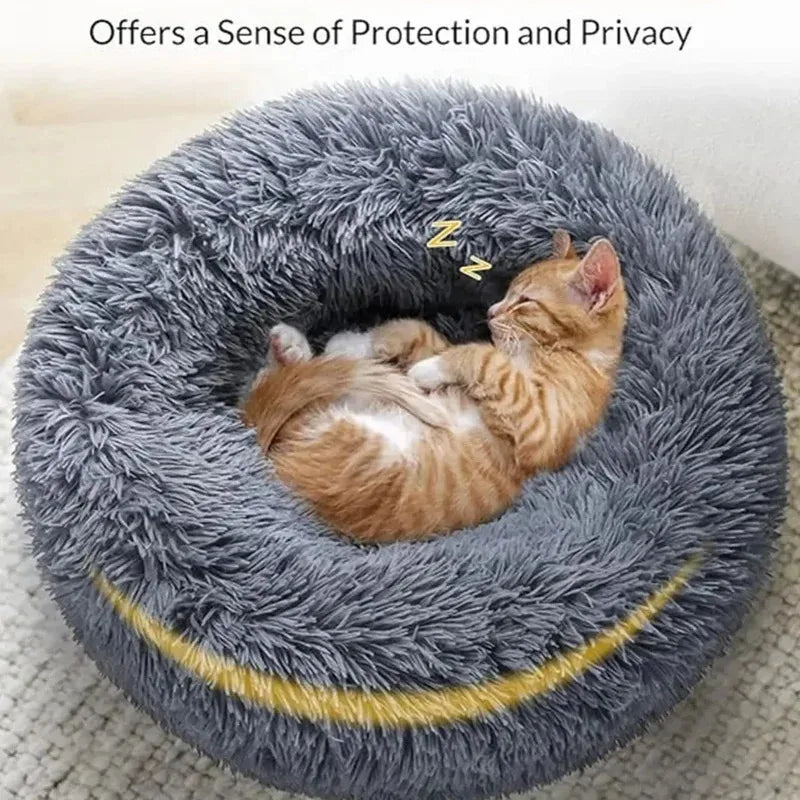 CozyPaws™ Round Pet Bed – Large & Medium Dogs