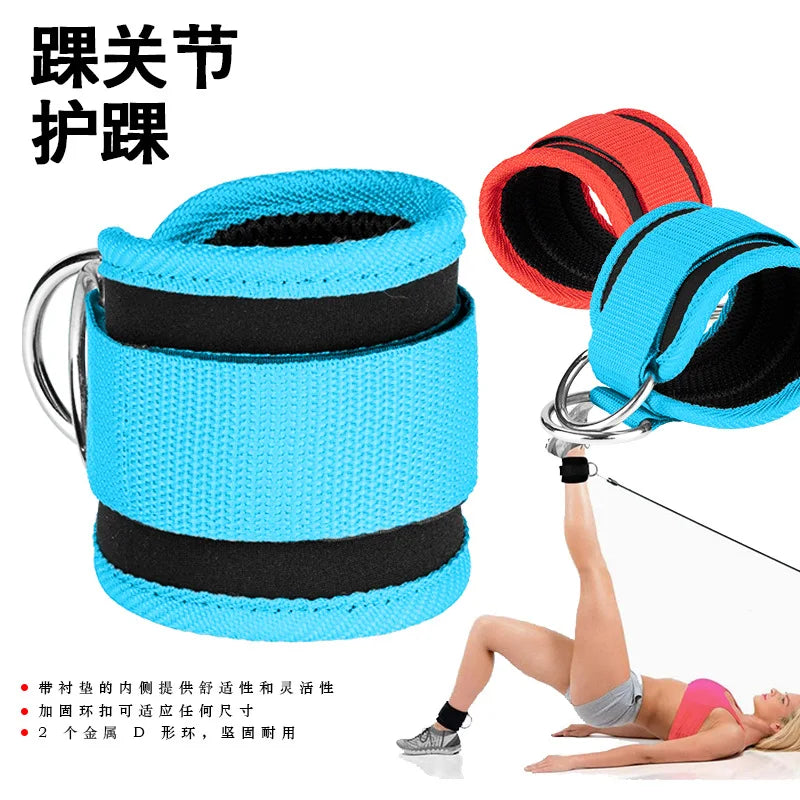 StrongStrap™ D-Ring Ankle Cuffs for Workouts