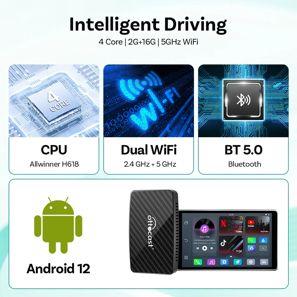 Wireless CarPlay & Android Auto Adapter