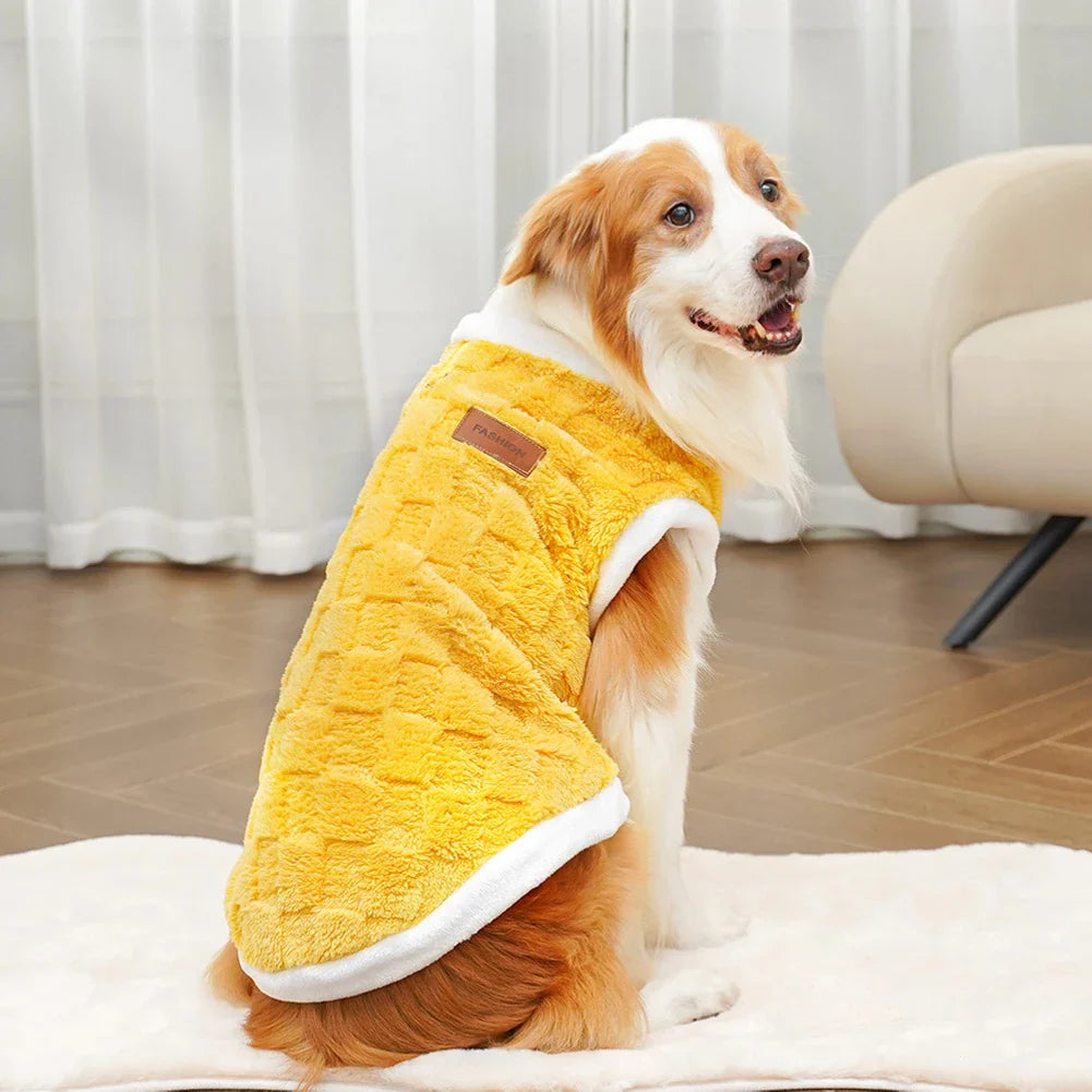 CanineComfort™ Flannel Dog Coat