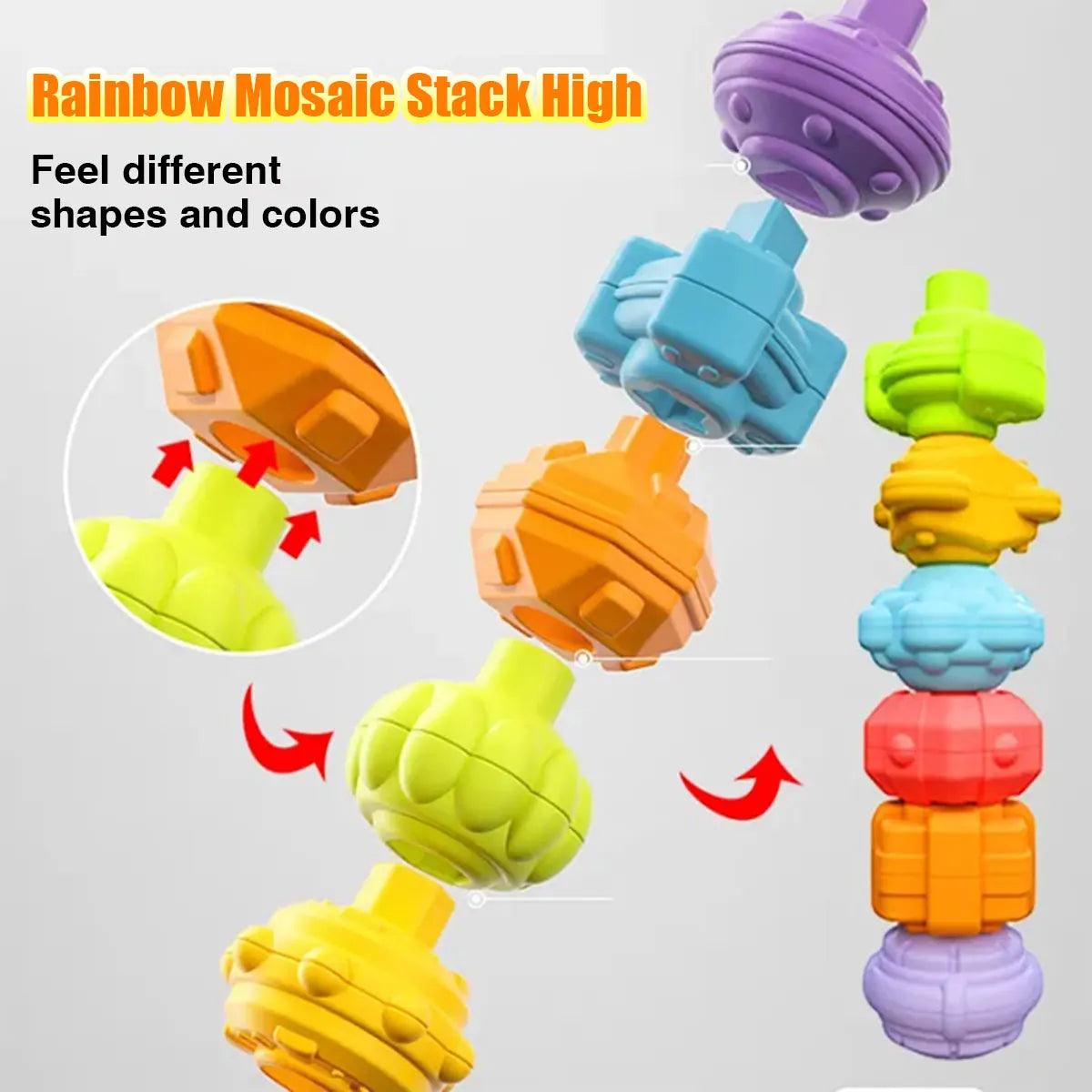 Inny™ Baby Montessori Learning Shape Blocks