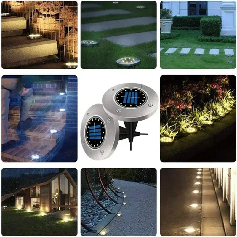 EcoShine™ Solar Yard Disk Lights