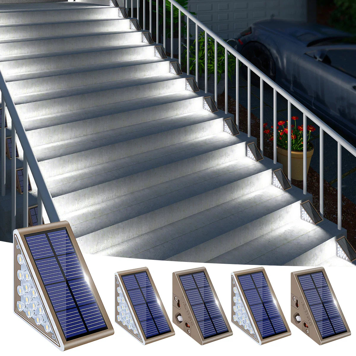 SunTrail™ Triangle Solar Step Lights