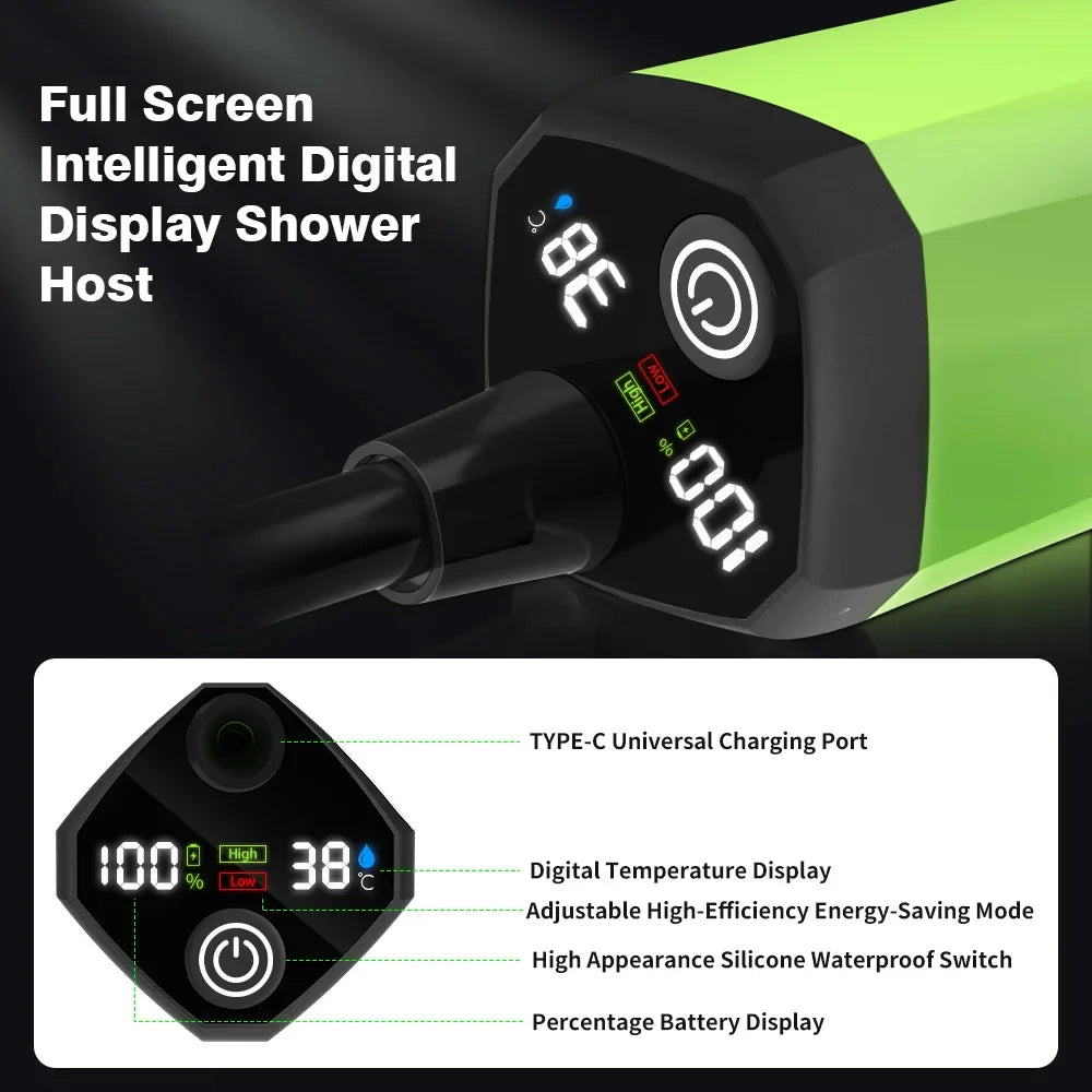 ShowerPro™ Outdoor Camping Kit – Intelligent Digital