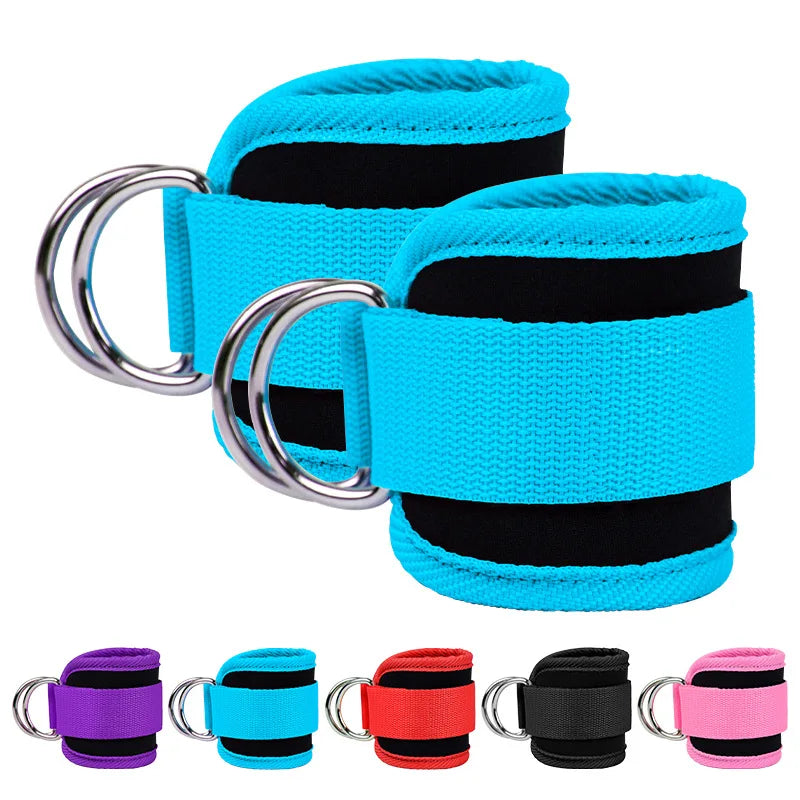 StrongStrap™ D-Ring Ankle Cuffs for Workouts