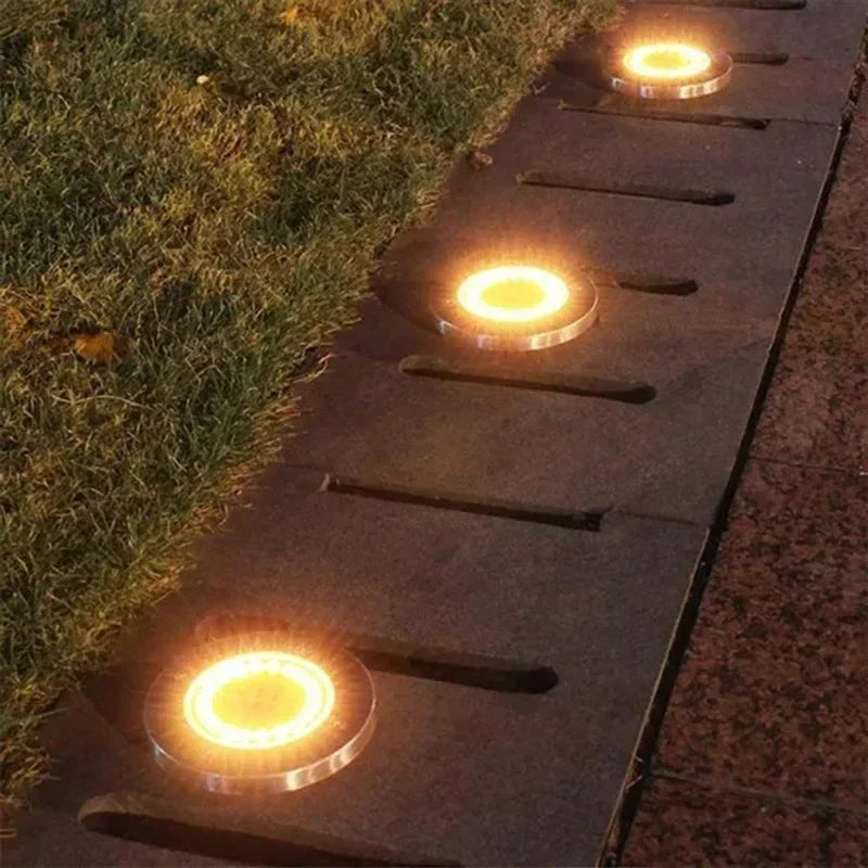EcoShine™ Solar Yard Disk Lights
