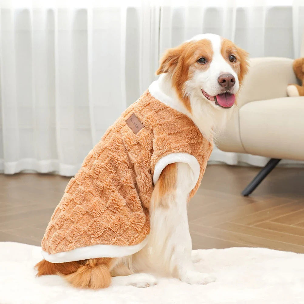 CanineComfort™ Flannel Dog Coat