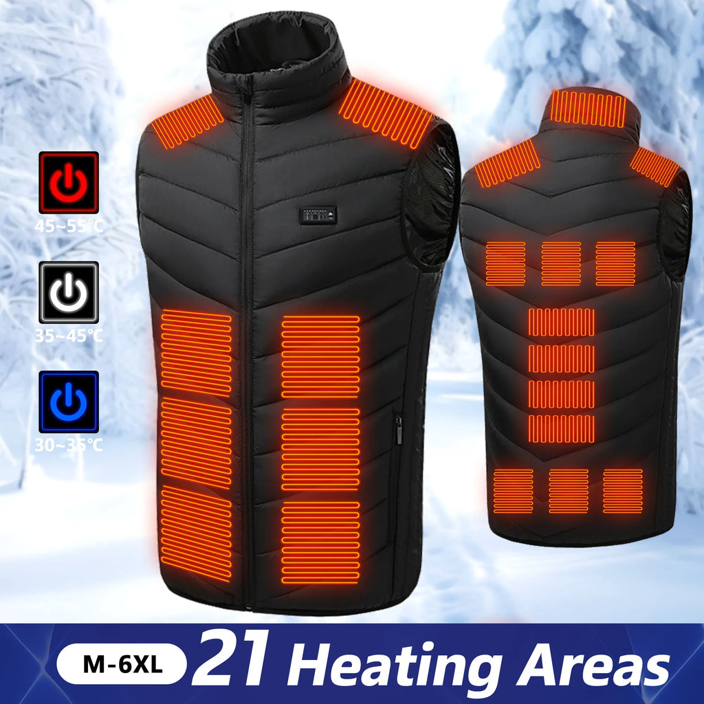 HeatMax™ USB-Heizweste – Outdoor-, Sport- und Reisejacke