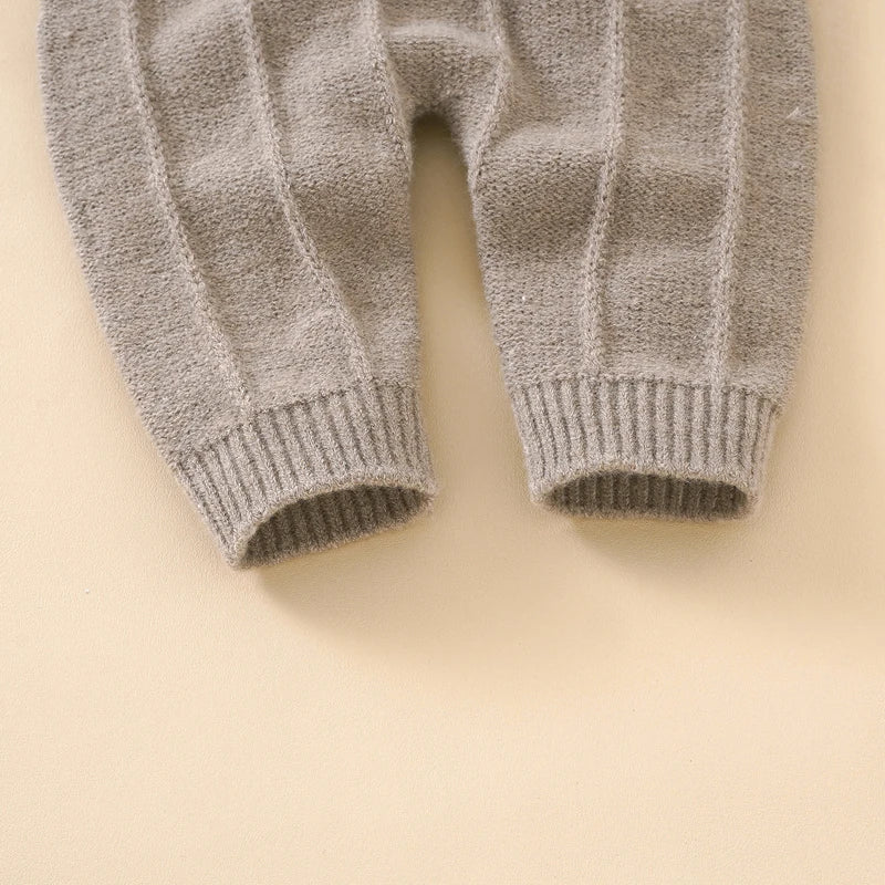 “SnugBabe™ Neutral Strap Romper Set – Baby & Toddler Outfits”