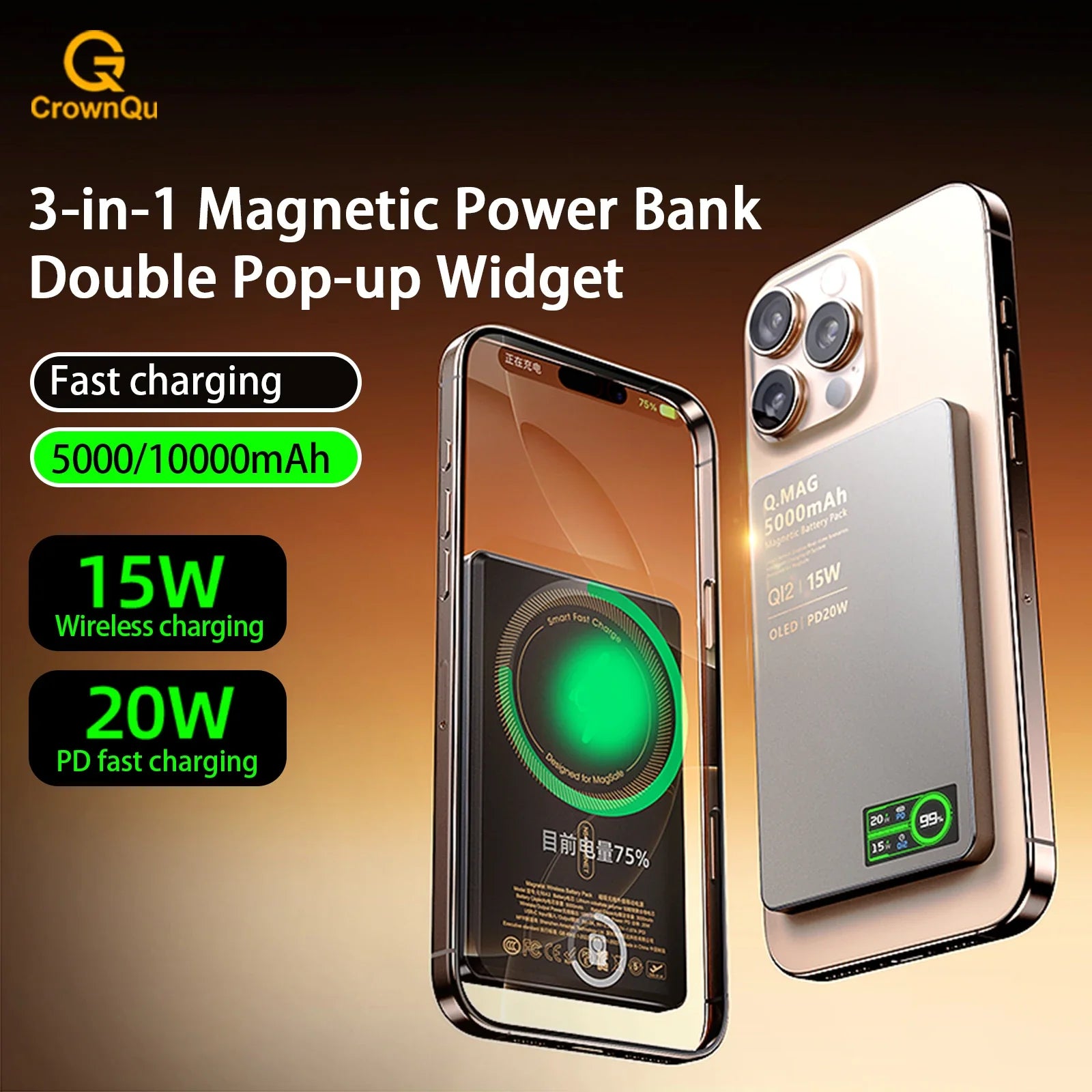 MagCharge™ 2.1 Wireless Powerbank
