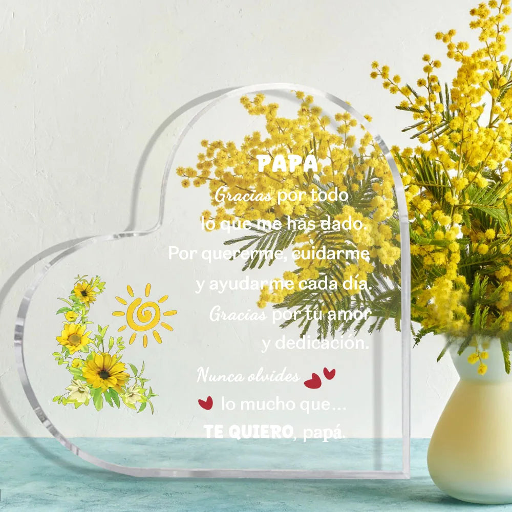 Spanish Dad Acrylic Keepsake