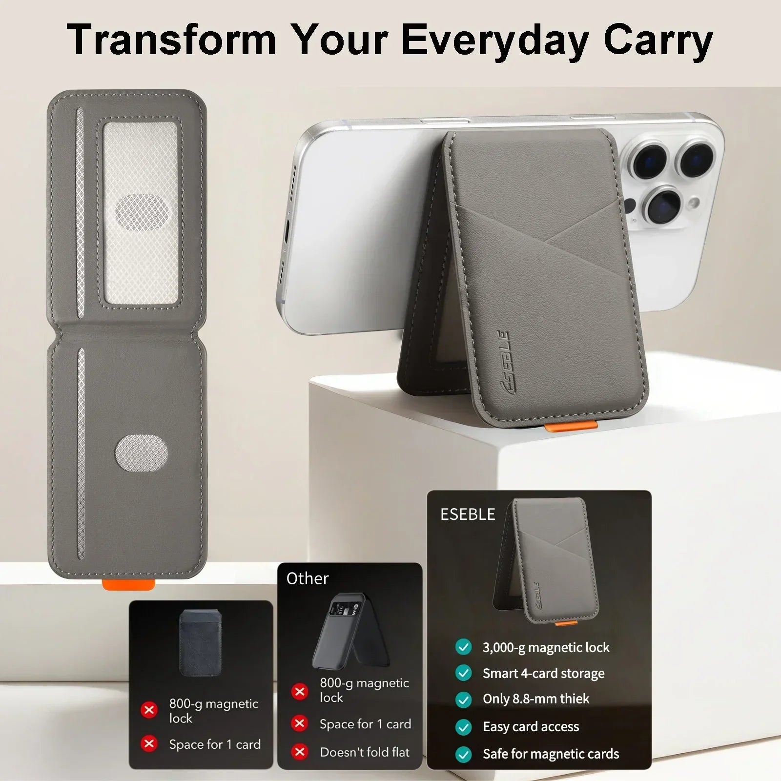 EliteMag™ Leather iPhone Wallet