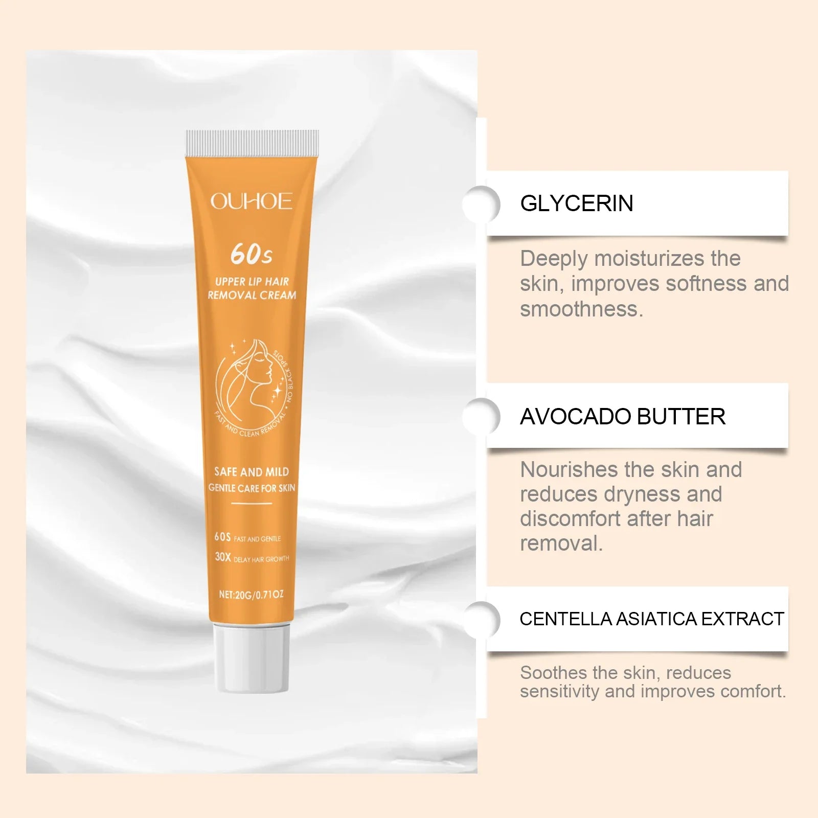 GlowSoft™ Whitening Hair Removal Cream