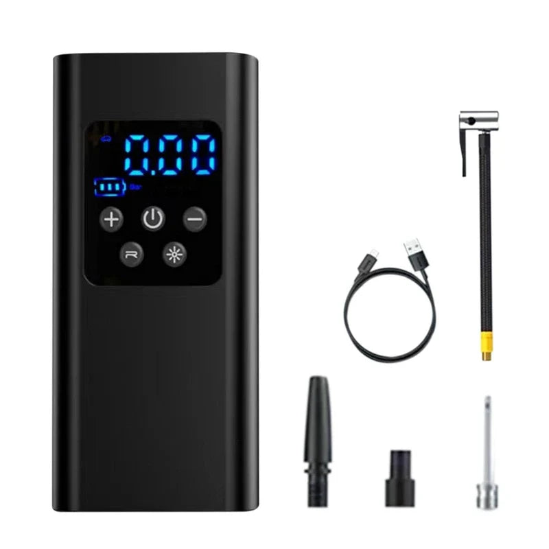 Kompakter Luftkompressor – für Auto, Fahrrad und Bälle