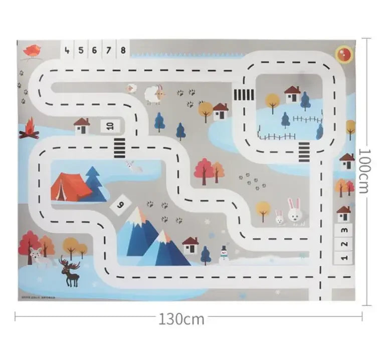 KiddoMap™ Educational Traffic Rug