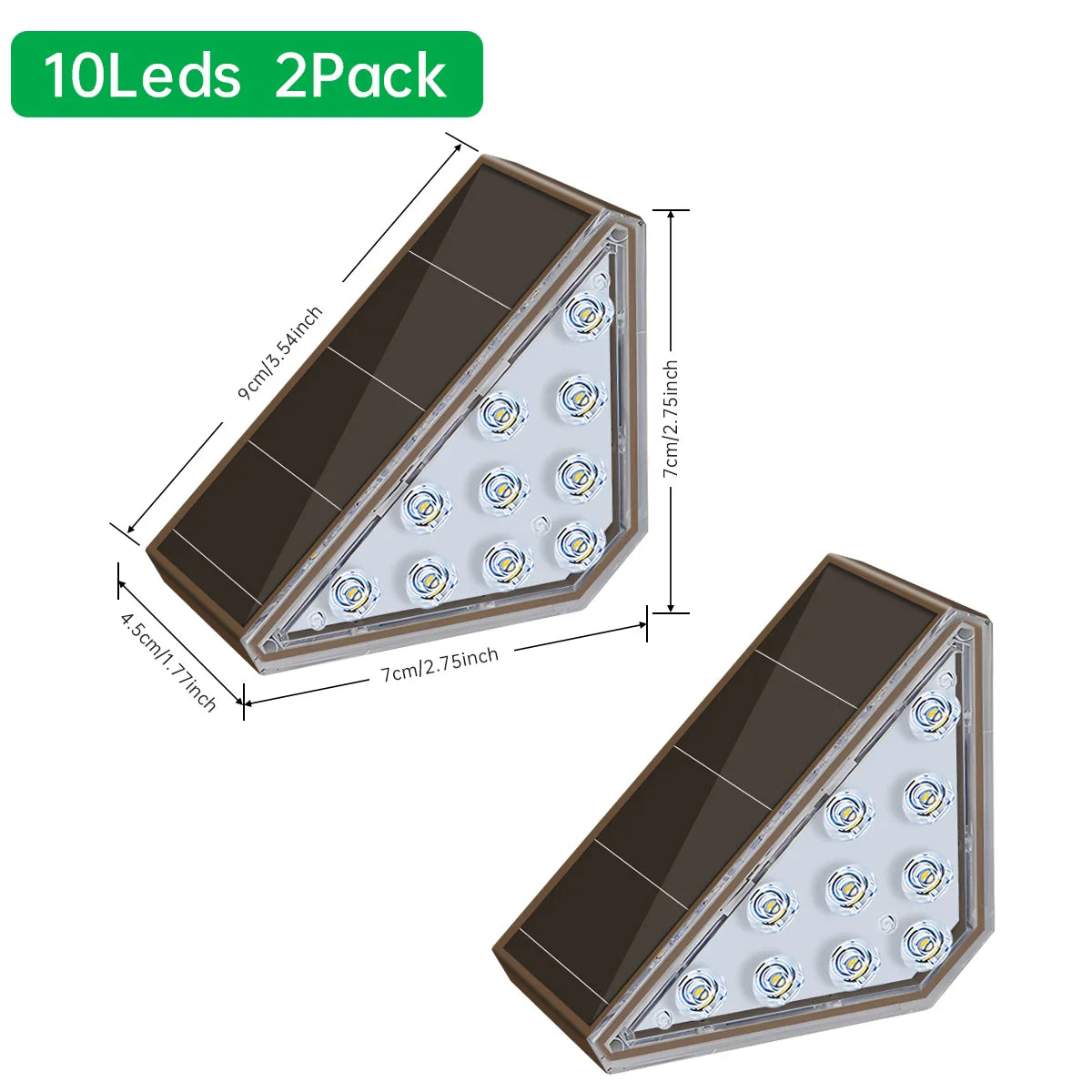 SunTrail™ Triangle Solar Step Lights