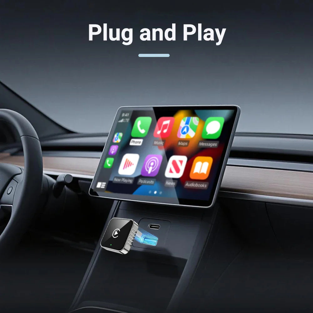 Wired to Wireless CarPlay Adapter
