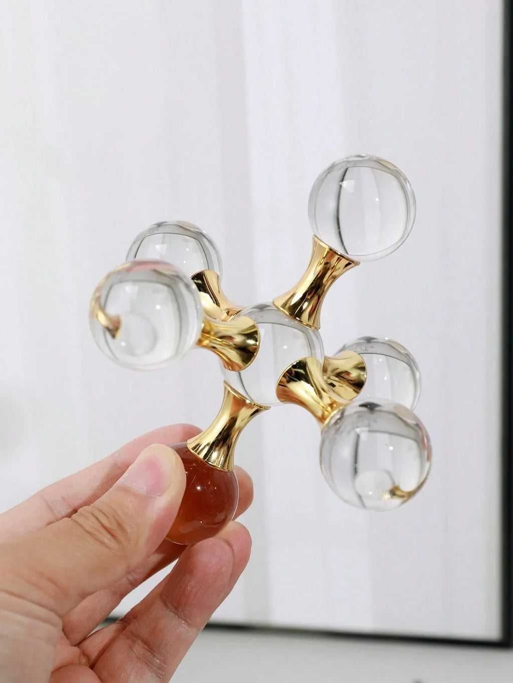 LuxeOrb™ Crystal Molecular Candle Decor