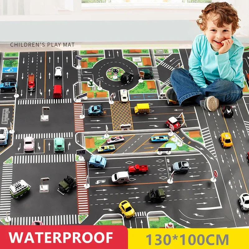KiddoMap™ Educational Traffic Rug