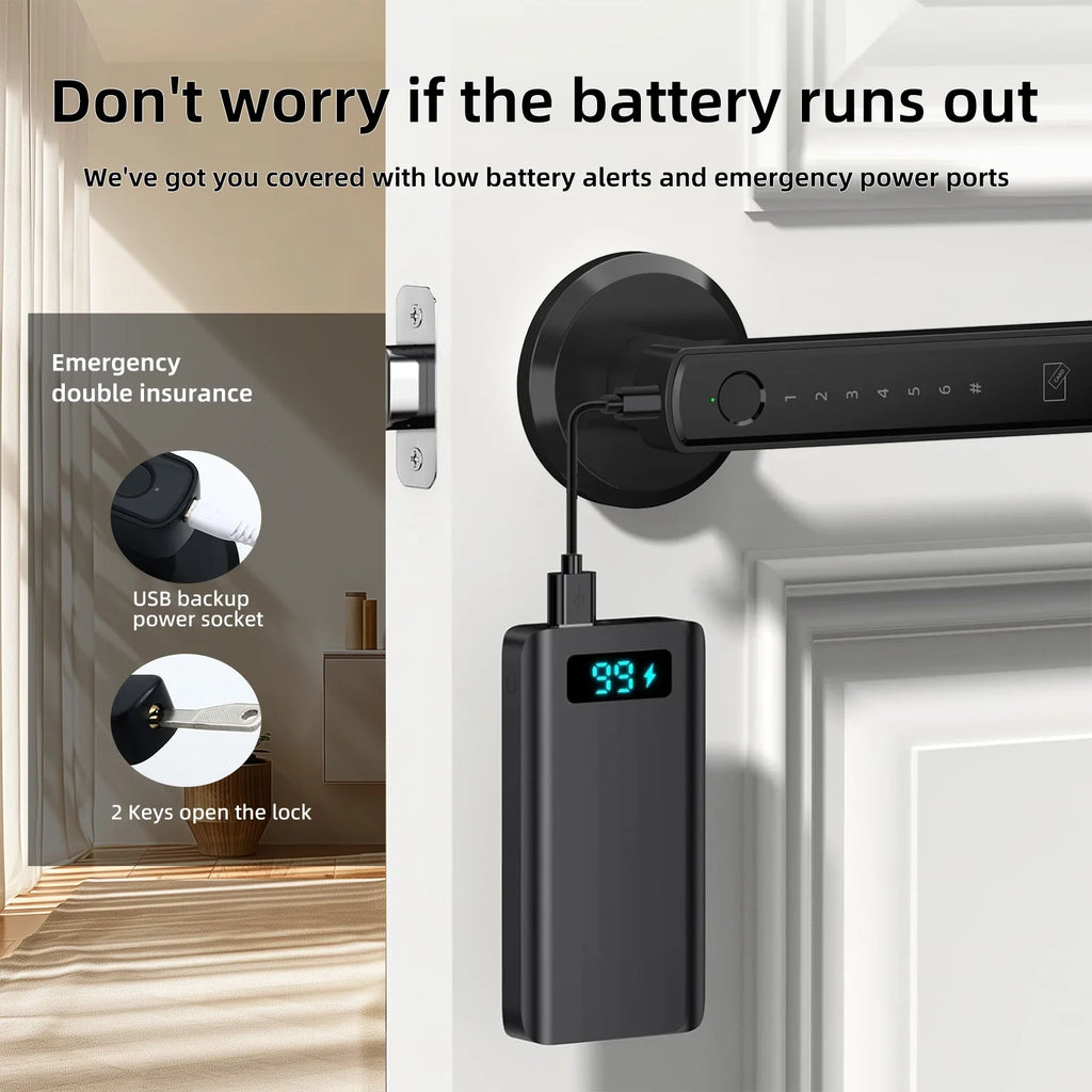 Viladepot™ Keyless Smart Lock – Fingerprint & Passcode