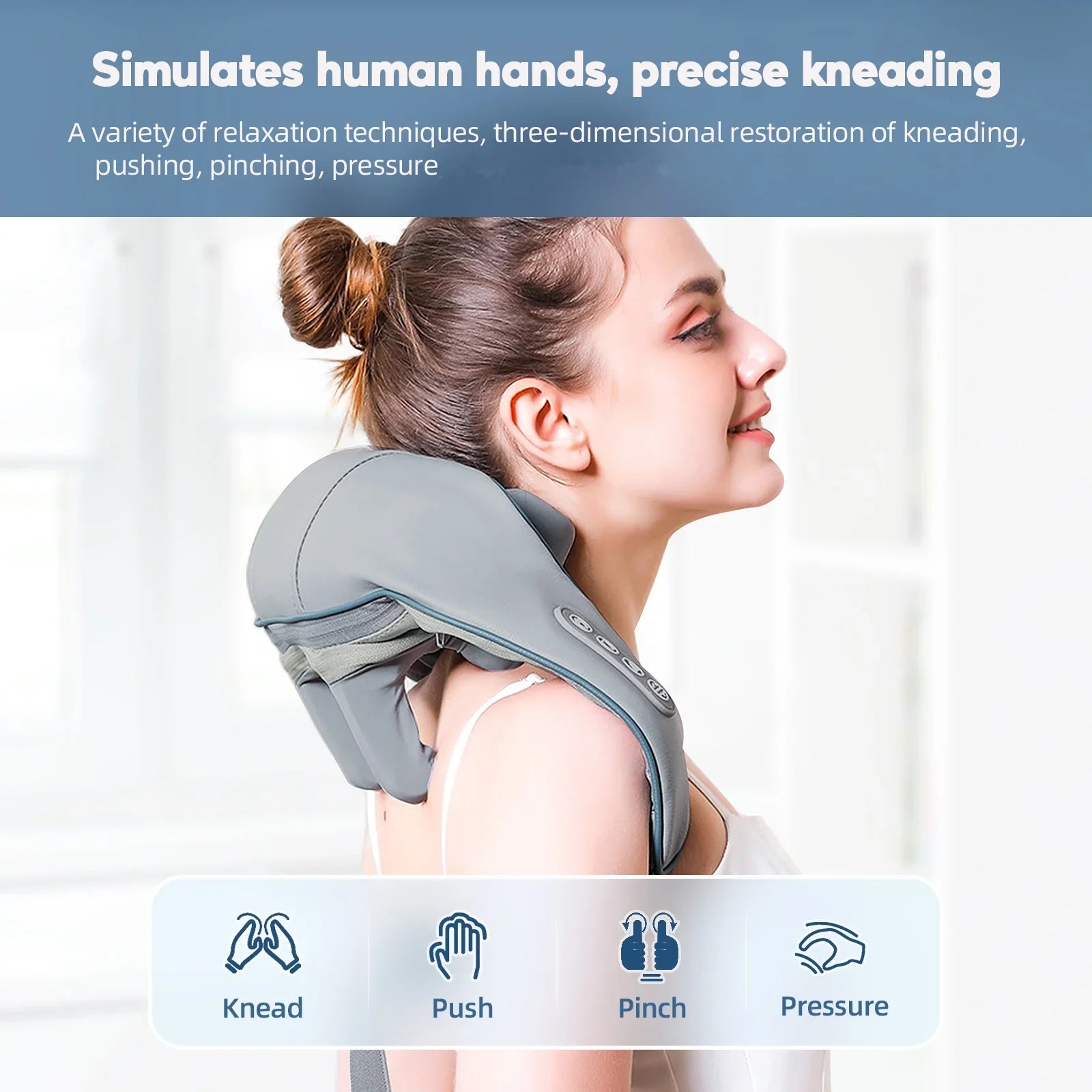 ForeverLily™ Shiatsu Neck & Shoulder Massager