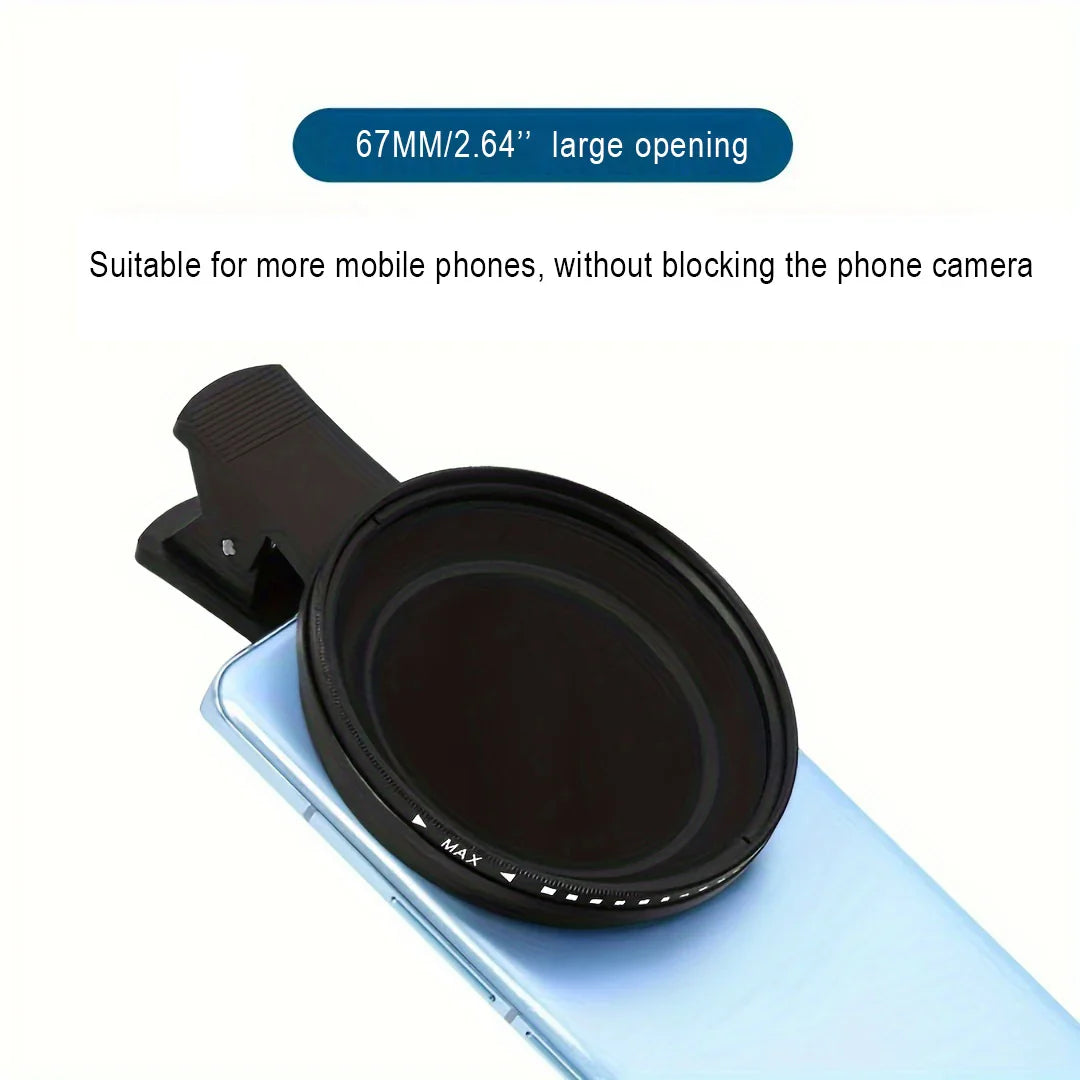 67mm Variable ND Filter Kit for iPhone & Android