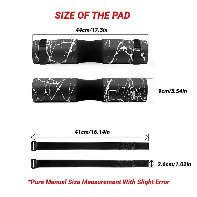 LiftPro™ Thick Shoulder Pad – Barbell, Squat & Dumbbell Comfort