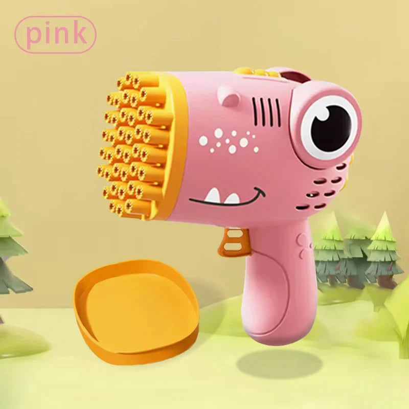 DinoFun™ 40-Hole Bubble Blaster – Electric Bubble Gun Toy