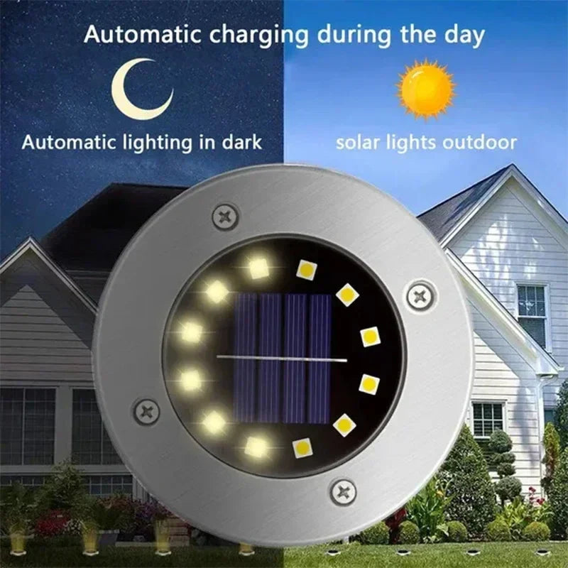 EcoShine™ Solar Yard Disk Lights