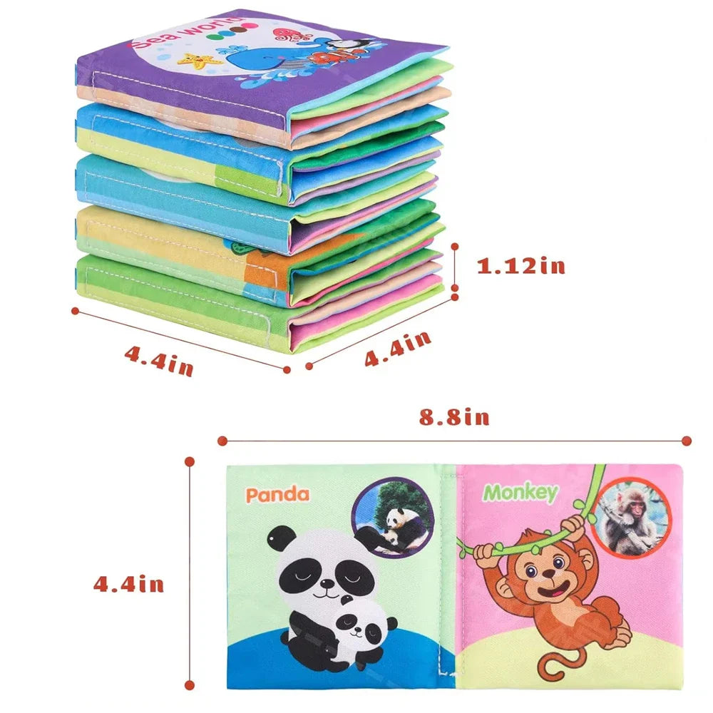 LittleLearners™ BPA-Free Cloth Book Set