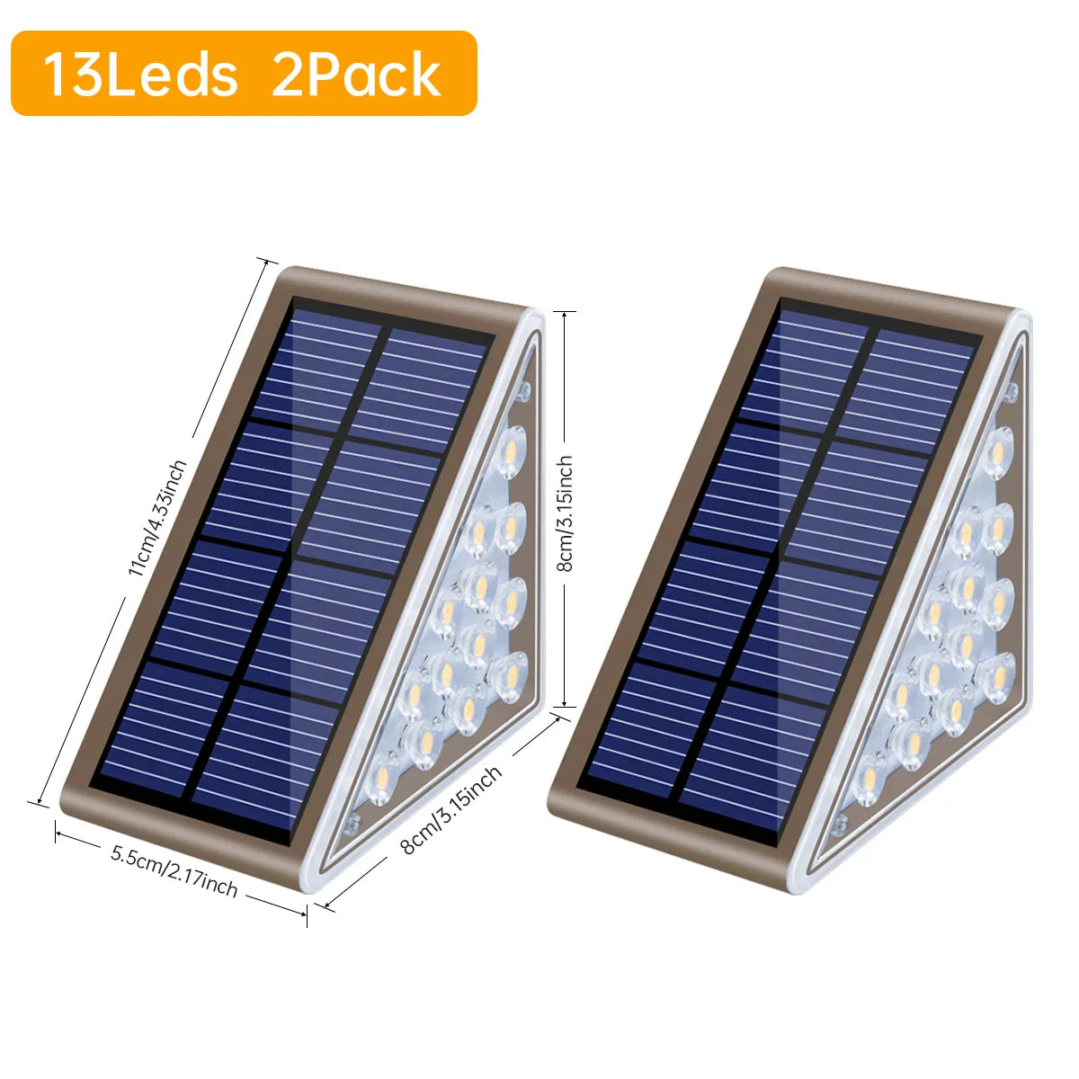 SunTrail™ Triangle Solar Step Lights